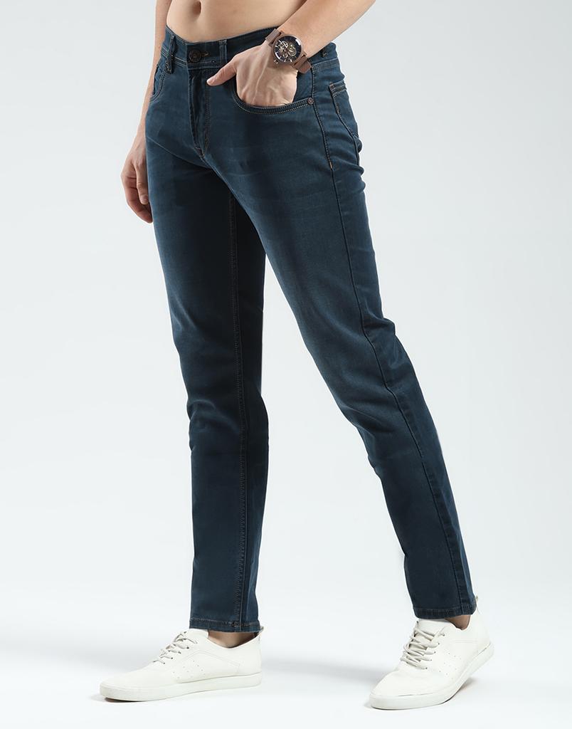 MONTE CARLO Men's Regular Fit Mid Rise Jeans