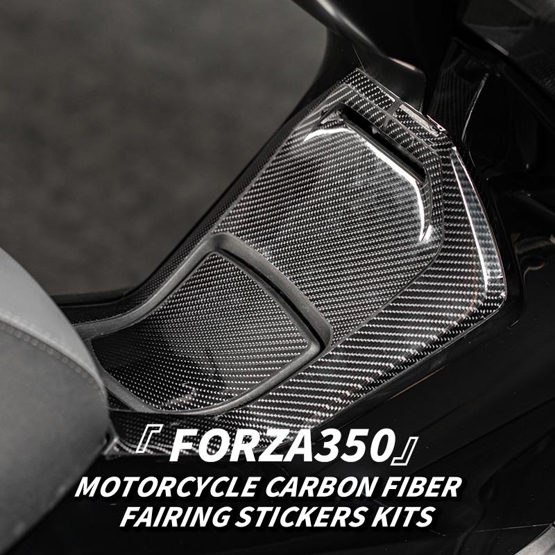 Used For Honda Forza 350 Carbon Fiber Scratch-Resistant Stickers Body Decorative Protection Motorcycle Accessories