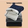 Kids' Navy Blue Fleece Sports Pants - Thick, Grey, Lambswool, Primary School Uniform Pants for Autumn/Winter