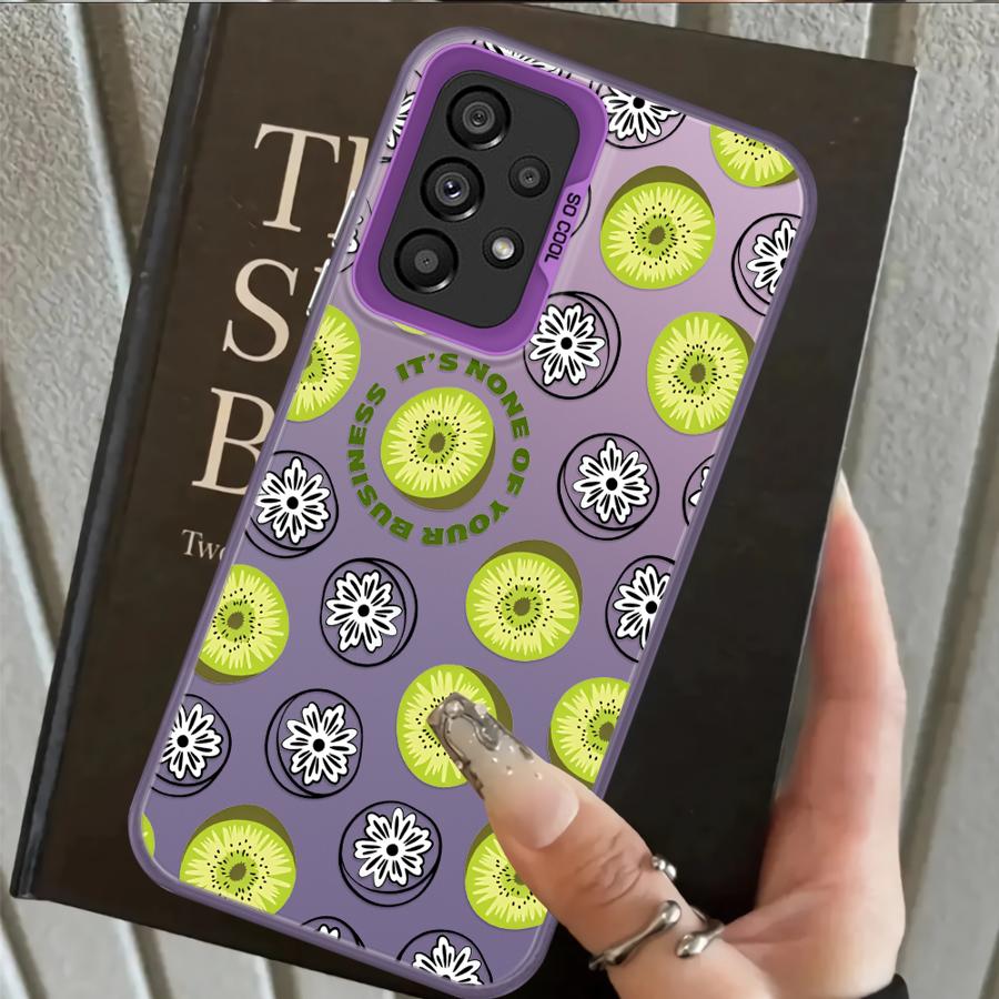Case for Samsung Galaxy A31 A13 A14 A34 A15 A16 A21s A23 A35 A12 A24 A25 A17 A20s A26 Phone Cover Delicious Fruits