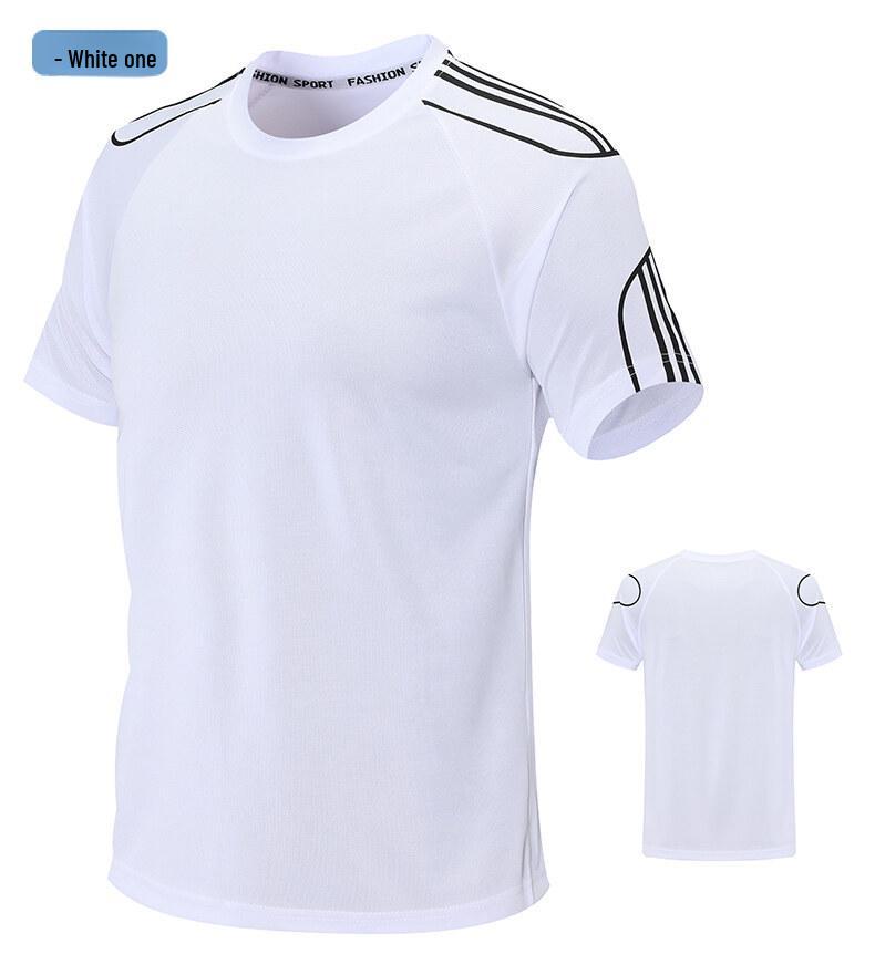 2024 Men's Summer Quick-Dry Sports Suit: Short-Sleeved Fitness & Running Wear.