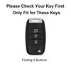 3 Buttons TPU+Leather Car Key Case For Kia Rio 3 K2 Ceed Cerato K3 Sportage 4 Picanto K5 Optima Sorento Forte Stinger 2017 2018