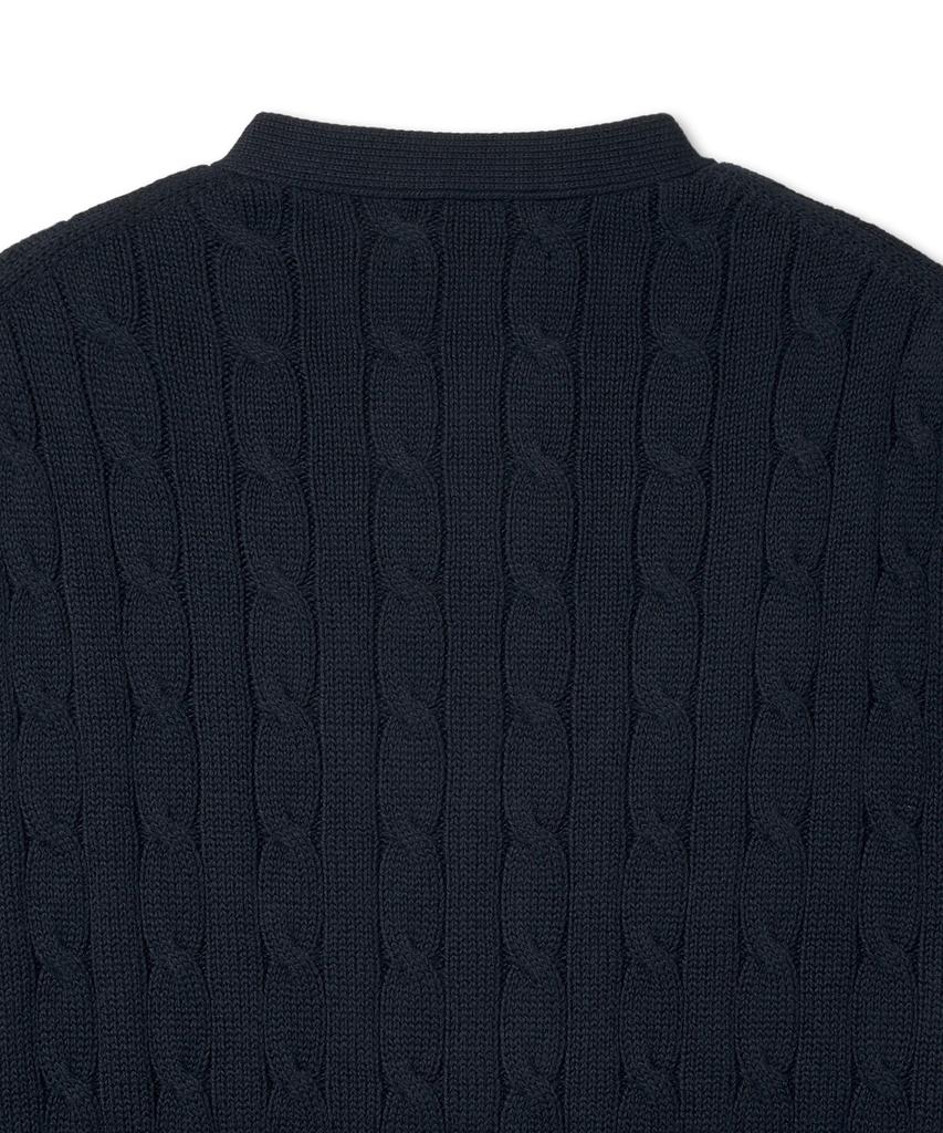 Polo Ralph Lauren Cable Knit Cotton Cardigan - Blue