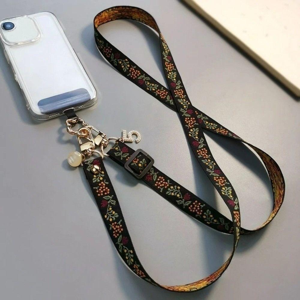 Neck Bag Design Mobile Phone Lanyard Adjustable Length Phone Strap Lanyard  for Travel
