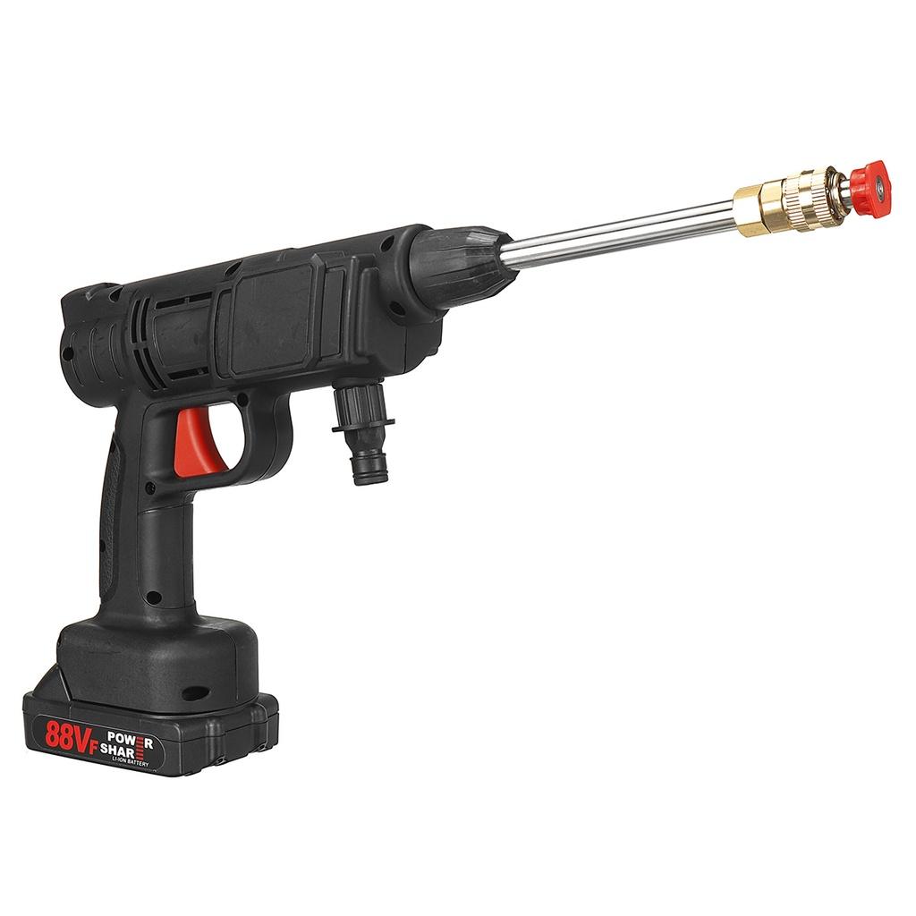 200W Cordless High Pressure Washer Car Washing Machine Water Spayer Gun Vehicle Cleaning Tool