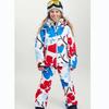 Boys and Girls Thickened Winter Children's Ski Suit Set, Boys and Girls Outdoor Thickened Waterproof Clothing and Pants Gear