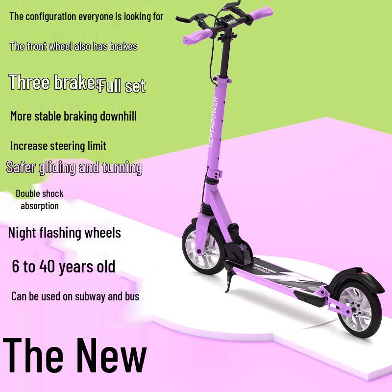 Dibailun Foldable Two-Wheel Scooter for Adults & Kids