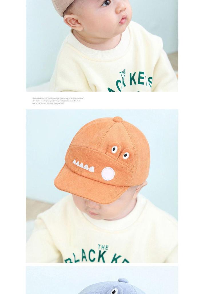 Unisex Baby Duckbill Cap: Cute Corduroy Baseball Sun Hat for Spring and Autumn