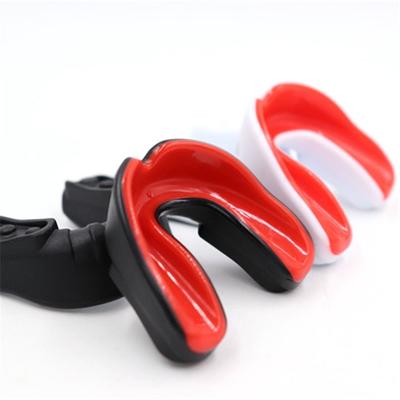 Youth Boxing Karate Tooth Brace Protection With Plastic Case Box Eva Teeth Protector Sports Mouth Guard Adults Mouthguard