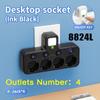 Multi-functional Socket with Smart Night Light USB Fast Charging Independent Control Multi-port Power Strip Overload Protection