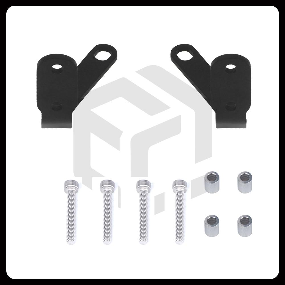 

For Triumph Scrambler 900 1200 XC XE Speed Twin 900 1200Rearview Mirror Down Bracket Handlebar Rear View Side Mirror Forward kit чёрный