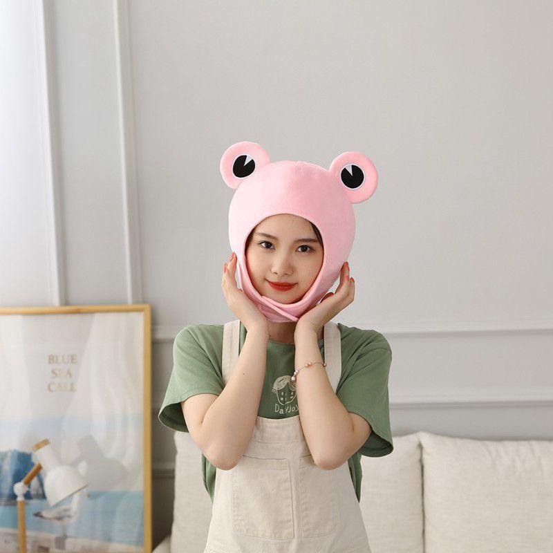 New expression big ears frog headgear hat, photo props photo props, cartoon headgear