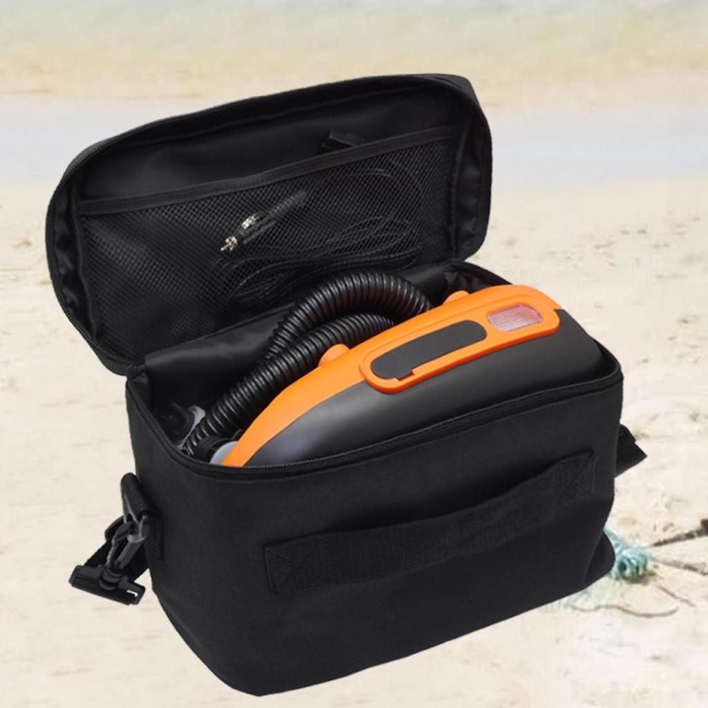 Paddle Board Pump Case Electric Air Pump Carrying Bag Large Capacity Storage Organizer Portable Storage Pocket Adjustable