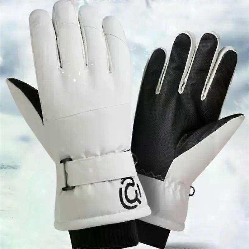 Winter Men Women Ski Gloves Windproof Warm Waterproof Touch-Screen Fleece Non-slip Snowboard Snowmobile Cycling Skiing Gloves