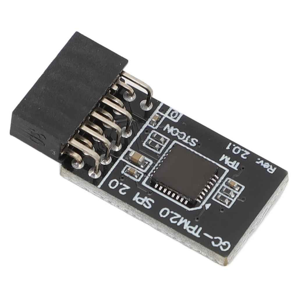 TPM2.0 Encryption Security Module GA 12 1 Pin 2x6P TPM Remote Card Compatible for GC TPM2.0 for Win11 2.0 System