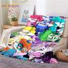 3D Cute Shooting Game Flannel Blanket Throw Blanket for Living Room Bedroom Bed Sofa Picnic Cover Blanket Kids Room Home Decor