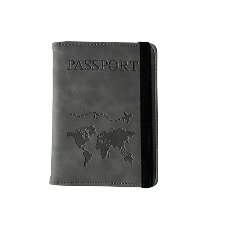 Карта паспорт кожа чувствительная ПУ цвет антимагнитный противокражная щетка обложка — фото 11