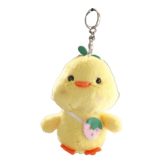 11 cm exquisiter Schlüssel, vollständig gefüllter Anhänger, Cartoon-Stil, Plüsch-Dekoration
