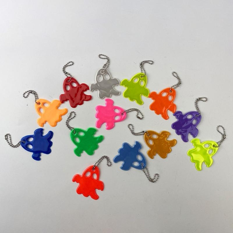 Reflectors Keychain for Strollers Ghost Style Reflective Pendant for Kids Adults