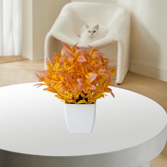 Simulation Plant Mini Easy To Maintain Weather-resistant Realistic No Watering Decorative Multicolor Table Centerpiece Potted Artificial Plant Living