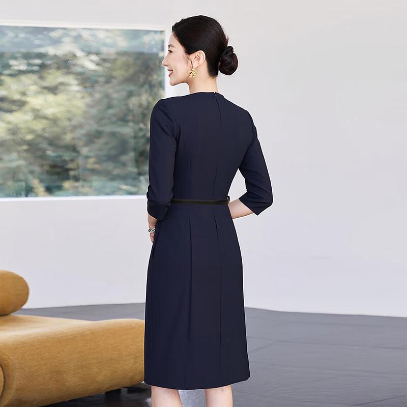 Women's Long Sleeve Professional Formal Work Dress