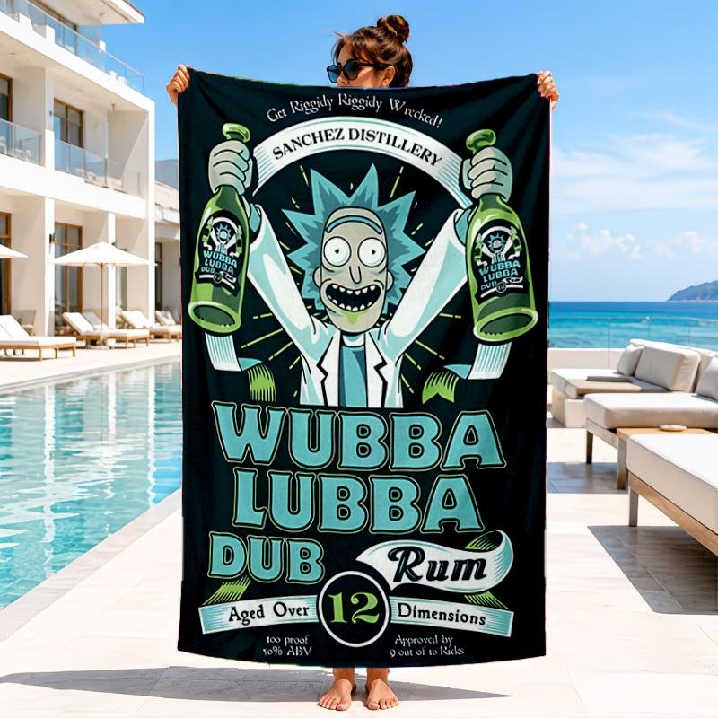 Monster Scientist Beach Towel, Microfiber Beach Towel, Perfect For Pool, Beach, Travel, Home Decor Beach Party Fan gifts