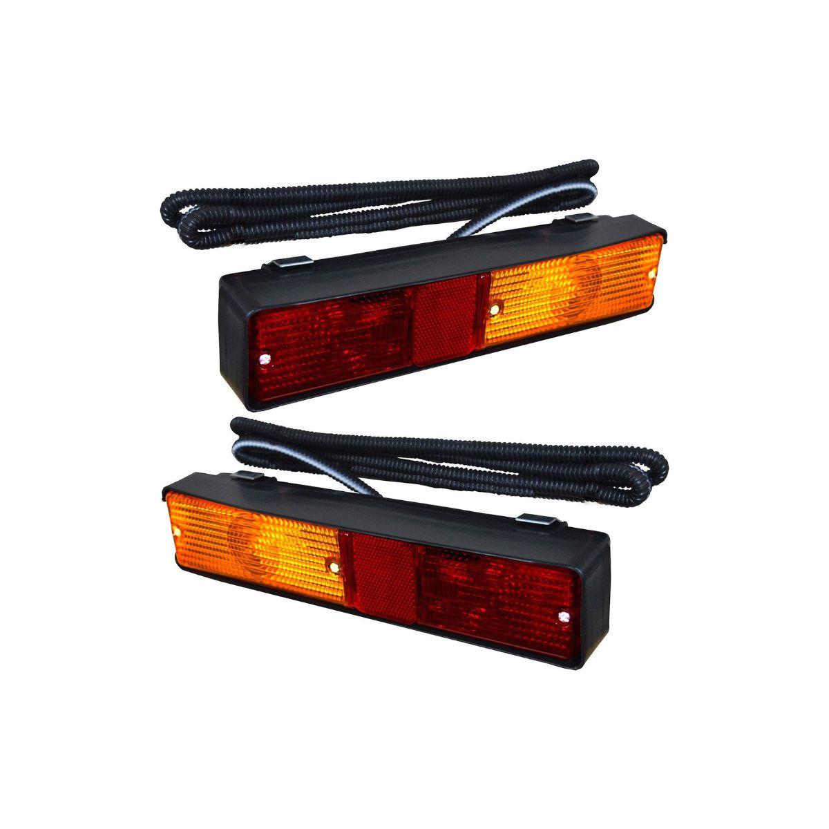 

Tail Lights 12v Rear Tail Indicator Turn Signal Tail Lights Lamp Flasher Light Assembly Set for Massey Ferguson 300 Series Tractor