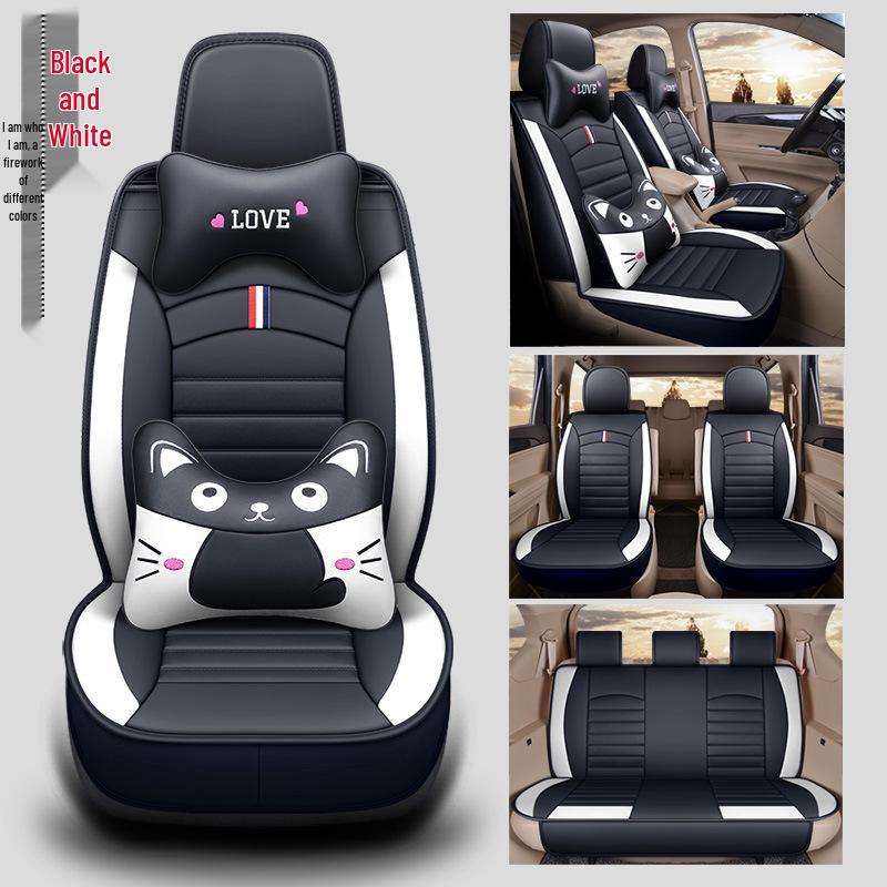 Four-Season Full-Coverage Seat Cushion for Seven-Seat Vehicles: Compatible with Wuling Hongguang S, Baojun 730, Weiwang M50f