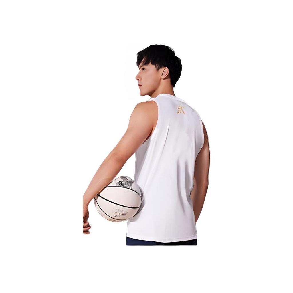 Li Ning Comfortable Sports Casual Running Basketball Fitness Loose Vest Unisex Vests White Platinum LWTU014-1