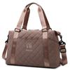 Ielgy Ladies Gym Bag Fashion Portable Travel Storage Bag Diamond Oxford Cloth Lightweight Dry Wet Separation Travel Duffel Bag