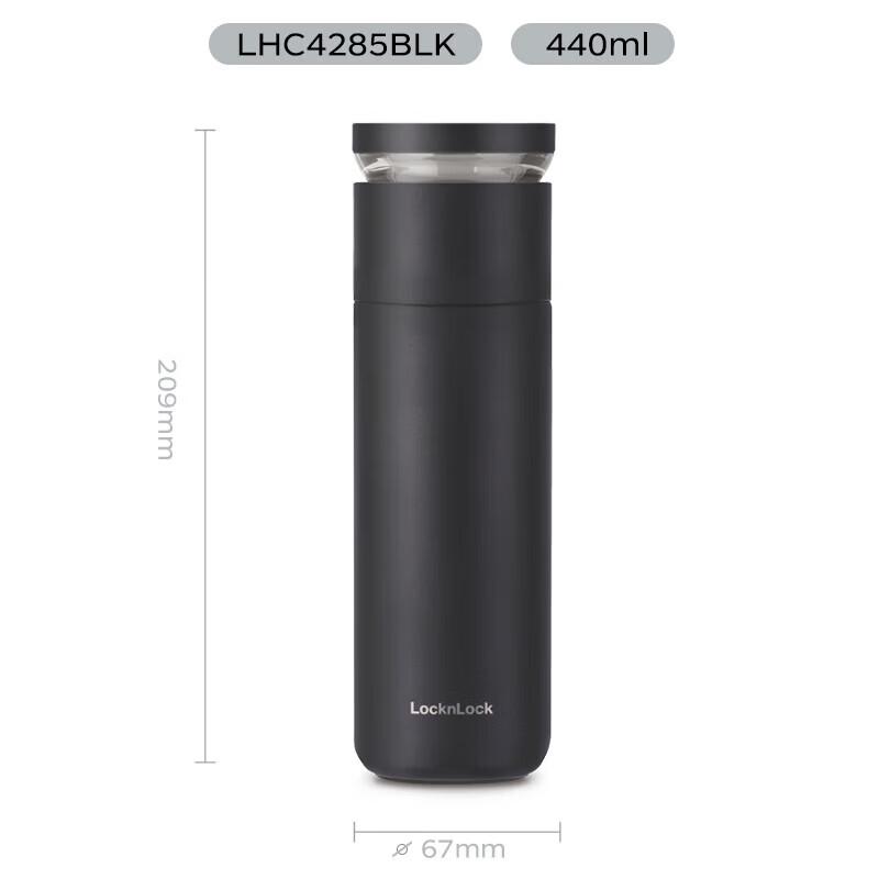 

Lock&Lock 440 мл Термокружка с ситечком для чая из нержавеющей стали 316L