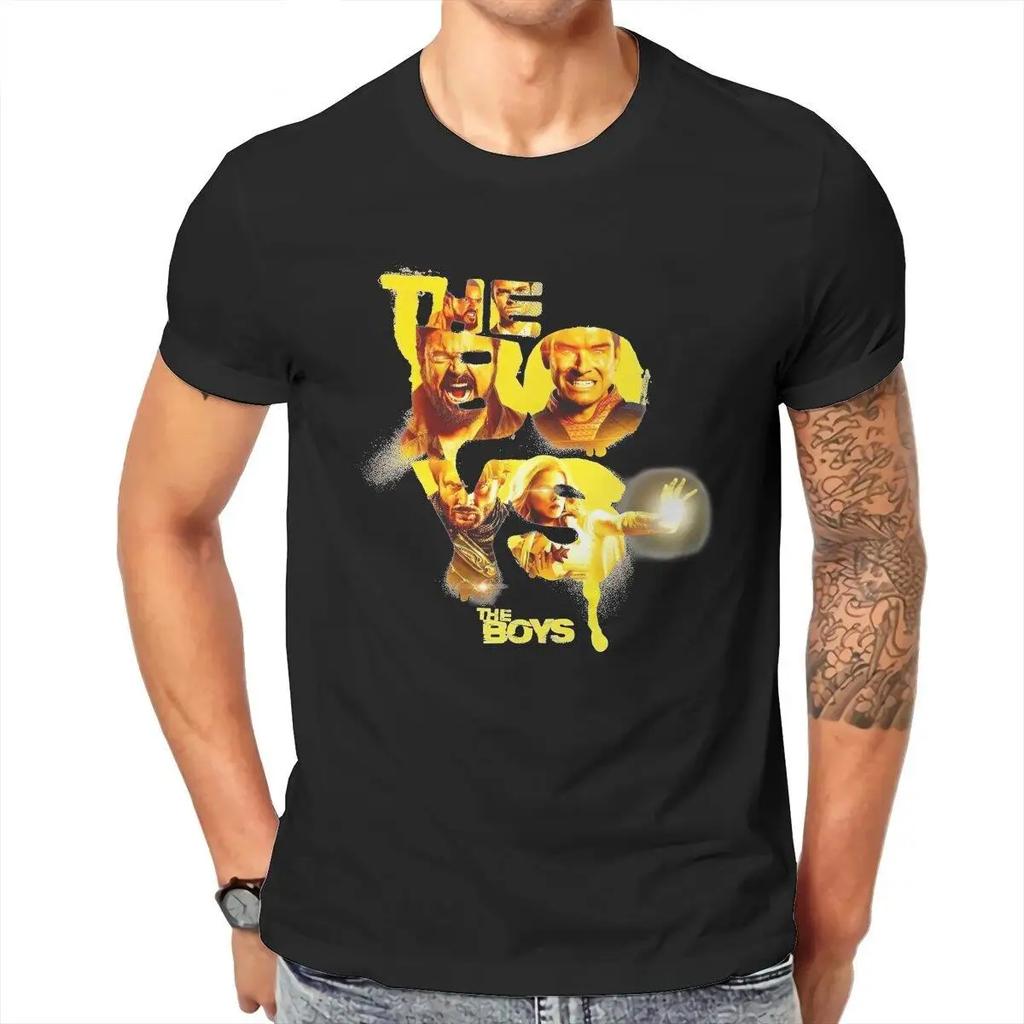 The Boys Tshirts Mens TV Show Starlight Women T-Shirts Homelander Funny T Shirt Cotton Fashion  Designer Male Clothes Tops Tees