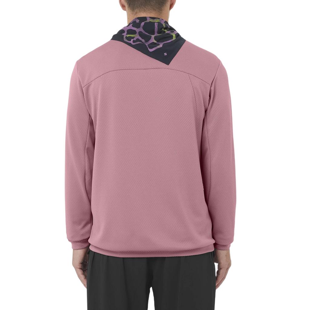 Salomon Motomesh Solid Round Neck Breathable High Elastic Warm Fleece Jacket Men jackets C27451