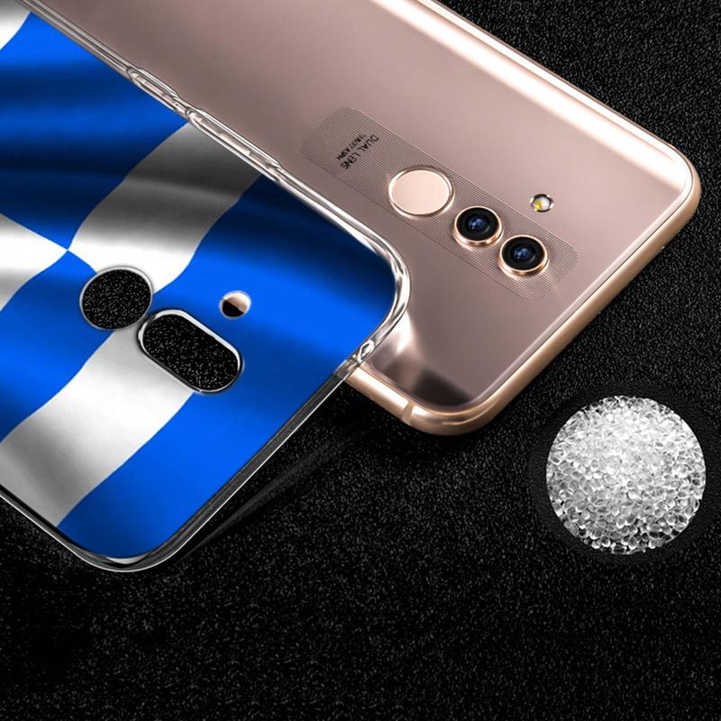 Greece Greek national flags For Huawei Mate 40 30 20 20X 10 RS P Smart 2021 2020 Z S Pro Plus Lite 2019 Phone Case Shell