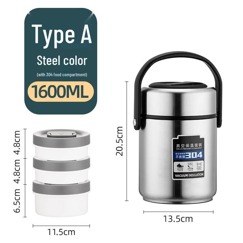Zhi Shi 304 Stainless Steel Multi-Layer Portable Insulated Lunch Box