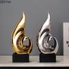 Creative Wind Image Modern Artwork TV Cabinet Desk Decoration Ornaments Abstract Crafts Ceramic Sculpture Room Aesthetic Decor