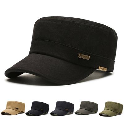 Flat Cap Men's Sunshade Breathable Baseball Cap Spring Autumn Outdoor Cap Military Caps Army Visors Hat