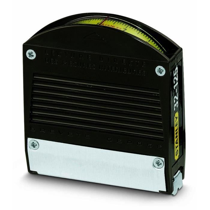 Mètre ruban Panoramic STANLEY - 0-32-125 - 3 m x 12,7 mm - Boîtier ABS antichoc