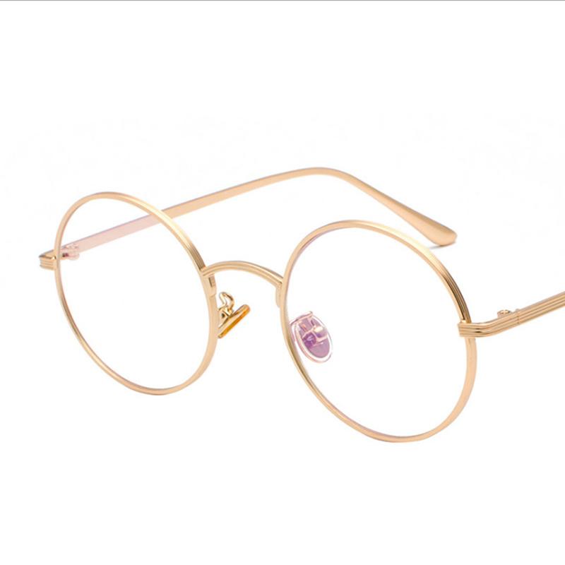 Sunglasses Personality Round Frame Men Punk Style Harajuku Style Metal Fashion Retro Women Korean
