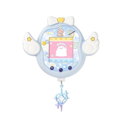 BUBBLELOGUS Tamagotchi Uni Měkké Ochranné Pouzdro s Přívěskem na Záslepku Prachu Roztomilé Nárazuvzdorné Nabíjecí Tamagotchi Uni Fuwatenshi Ochranný Kryt, a Přední Panel,