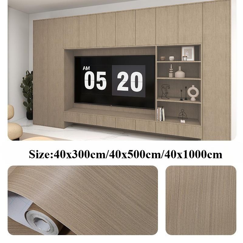 Wood Grain Background Wallpaper Bedroom Living Room Furniture PVC Waterproof Wall Sticker Self-adhesive Home Decor Wallpaper