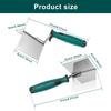 2Pcs Drywall Corner Tool Set 3 Inch Stainless Steel Inside and Outside Corner Trowel Drywall Corner Knife for Corner Finishing