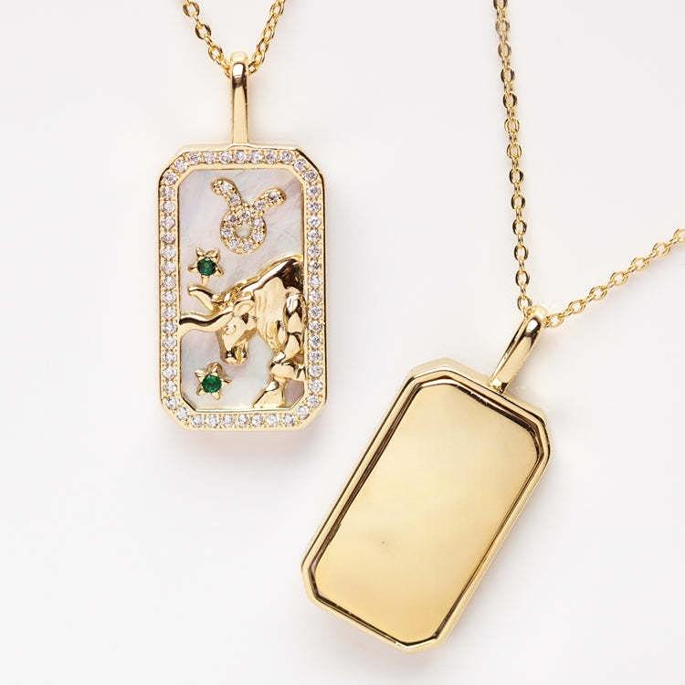 Delicate Zodiac Necklace for Women Gold Plated 12 Constellation Amulet Necklace Shell Crystal Pendant Stainless Steel Jewelry
