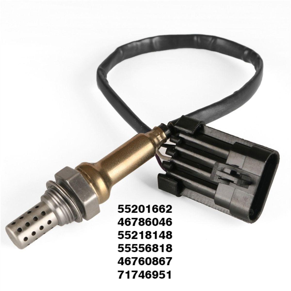 

Oxygen sensor compatible with 55201662, 46786046, 55218148; 55556818, 46760867, 71746951