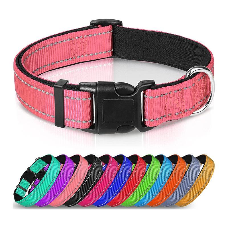 Hochreflektierendes Leichtes Haustier Hundehalsband Leine Set Benutzerdefiniert Verstellbar Stilvoll OEM Design Luxus Stil Kleine/Mittlere Rassen Kostenlos