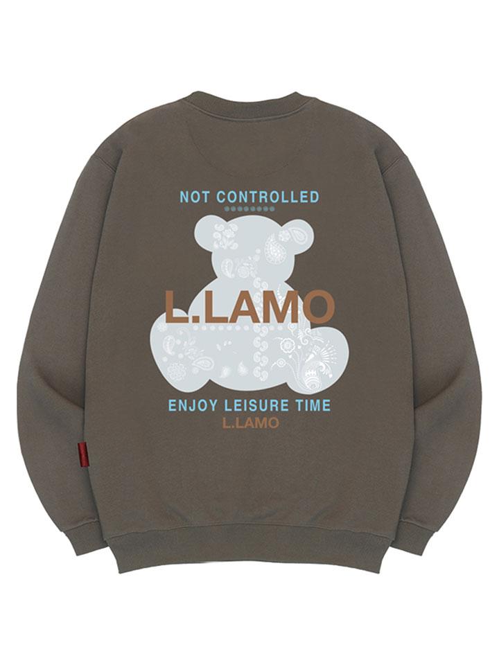 Ellamo Deco Bear Sweatshirt Unisex Big Size S~4Xl (A Type)