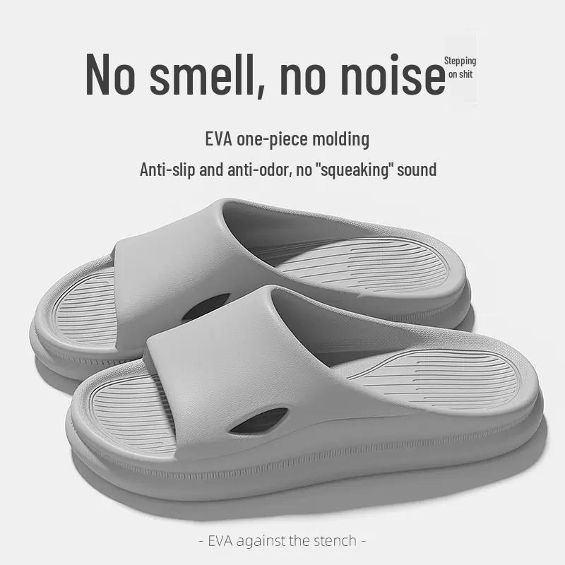 Eva Non-Slip Thick Bottom Slippers: Summer Indoor/Outdoor Options for Men & Women, Odor-Free Comfort