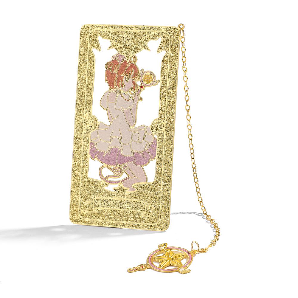 Cardcaptor Sakura Metal Bookmark - Cartoon Anime Style, Stationery Item