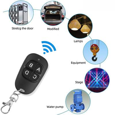 433mhz 4 Button Remote Control Key Garage Door Copy Controller Electric Universal Gate Remote Control Duplicator ABCD Type