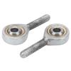 2Pcs Joint Bearing Male Left Threaded Assembly SelfLubricating Rod End Hardware SAL6TK